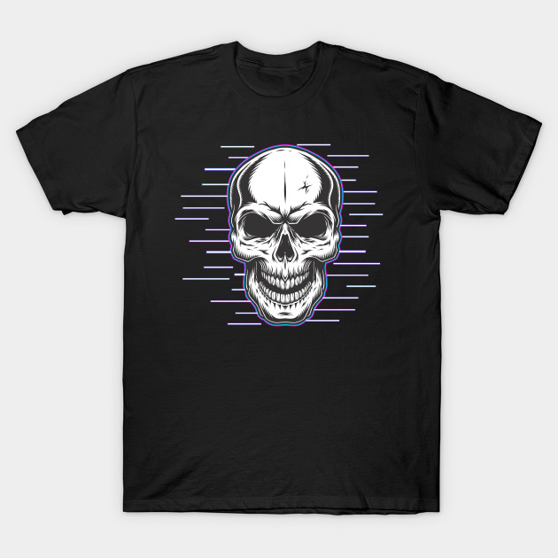 Glitch Skull by Indiecate